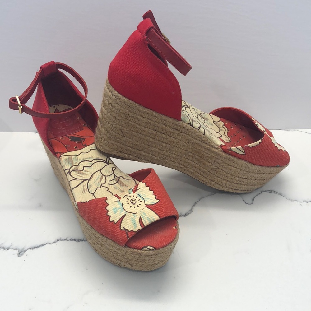 Tory Burch Open Toe Espadrilles - Picture 2 of 15